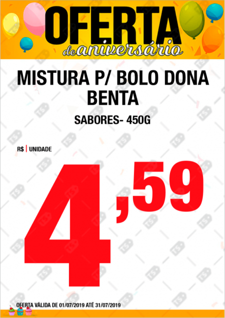 Oferta Aniversário - Amarelo