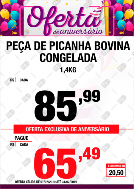 Oferta de Aniversário - Roxo