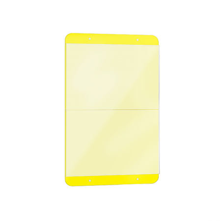 Placa A3 Combinada - 4 bolsas A4 - Fixação aérea