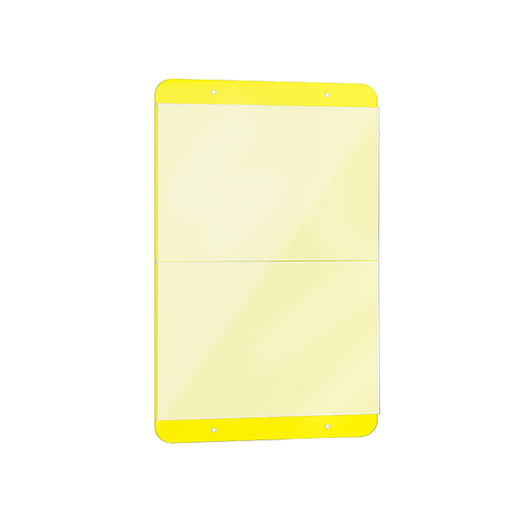 Placa A3 Combinada - 4 bolsas A4 - Fixação aérea