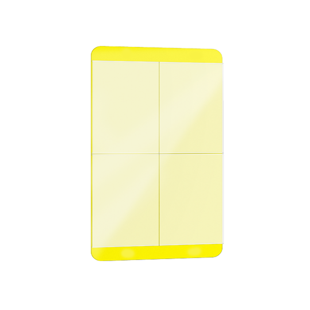 Placa A2 Combinada - 4 bolsas A4 - Fixação parede