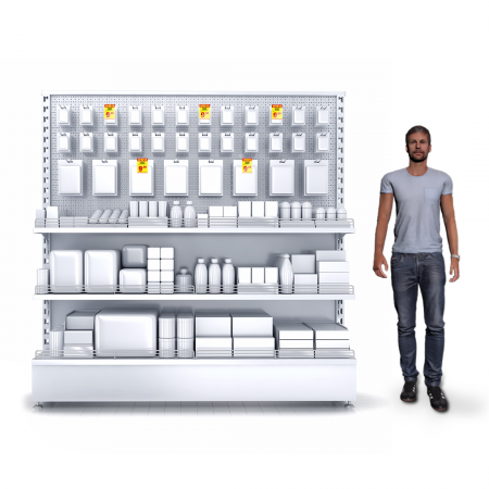 Porta-cartaz Peg Board A7 Vertical