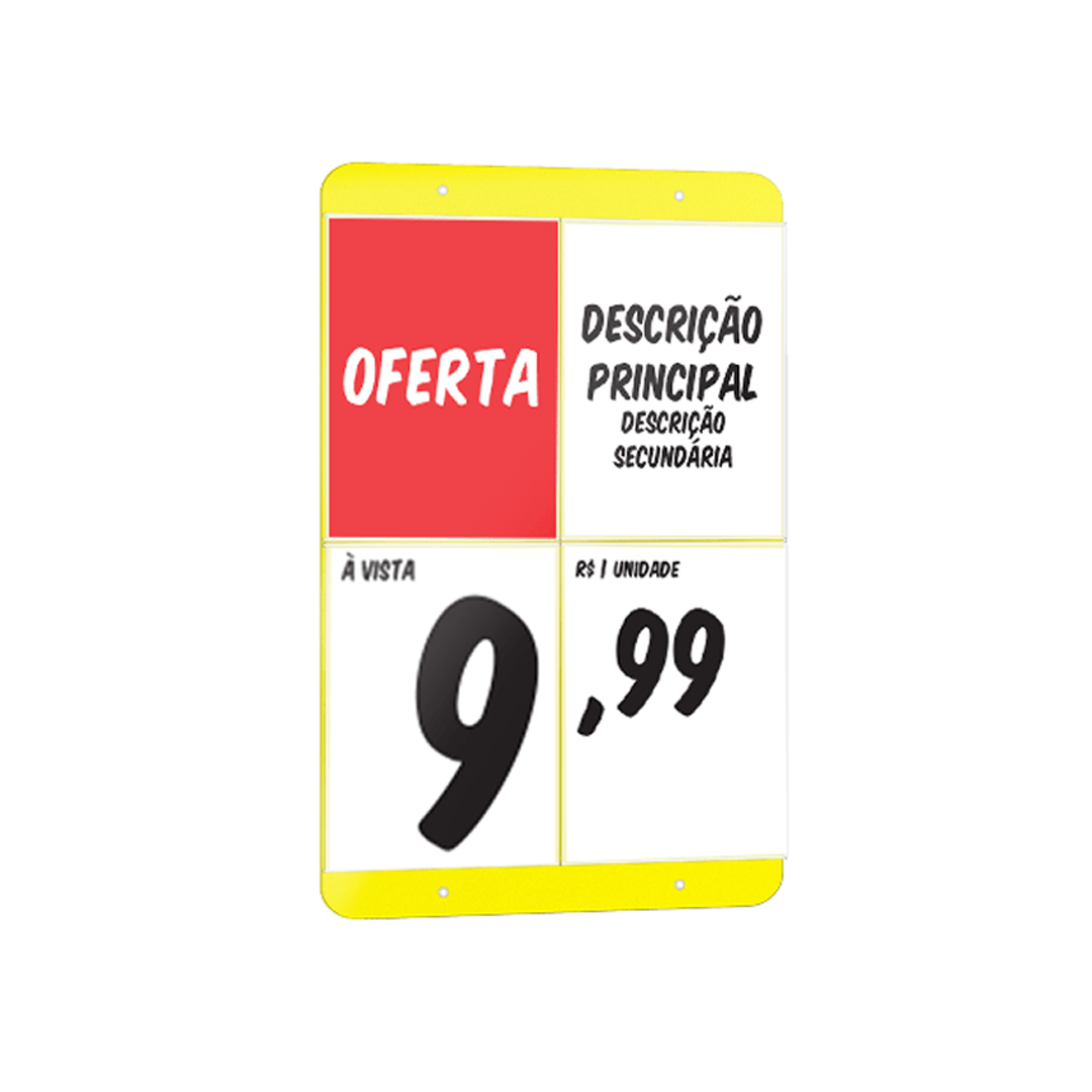 Placa A1 – 4 bolsas A3 – Fixação parede - Imagem 2