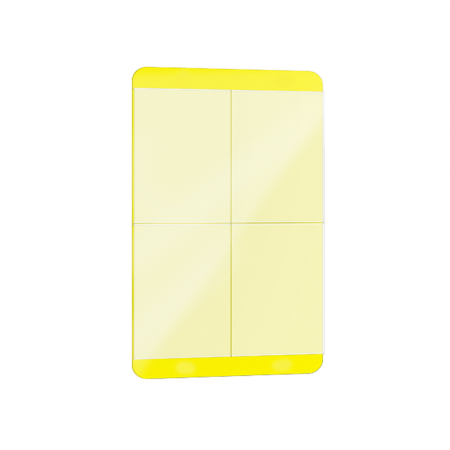 Placa A1 – 4 bolsas A3 – Fixação parede