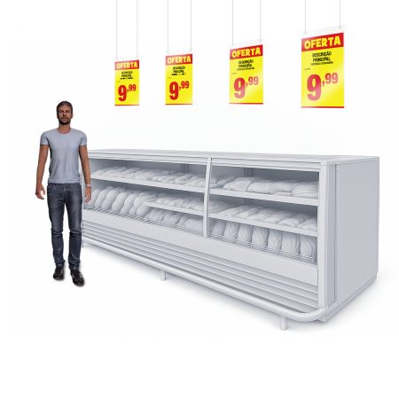 Porta-cartaz A3 Vertical com Ilhós